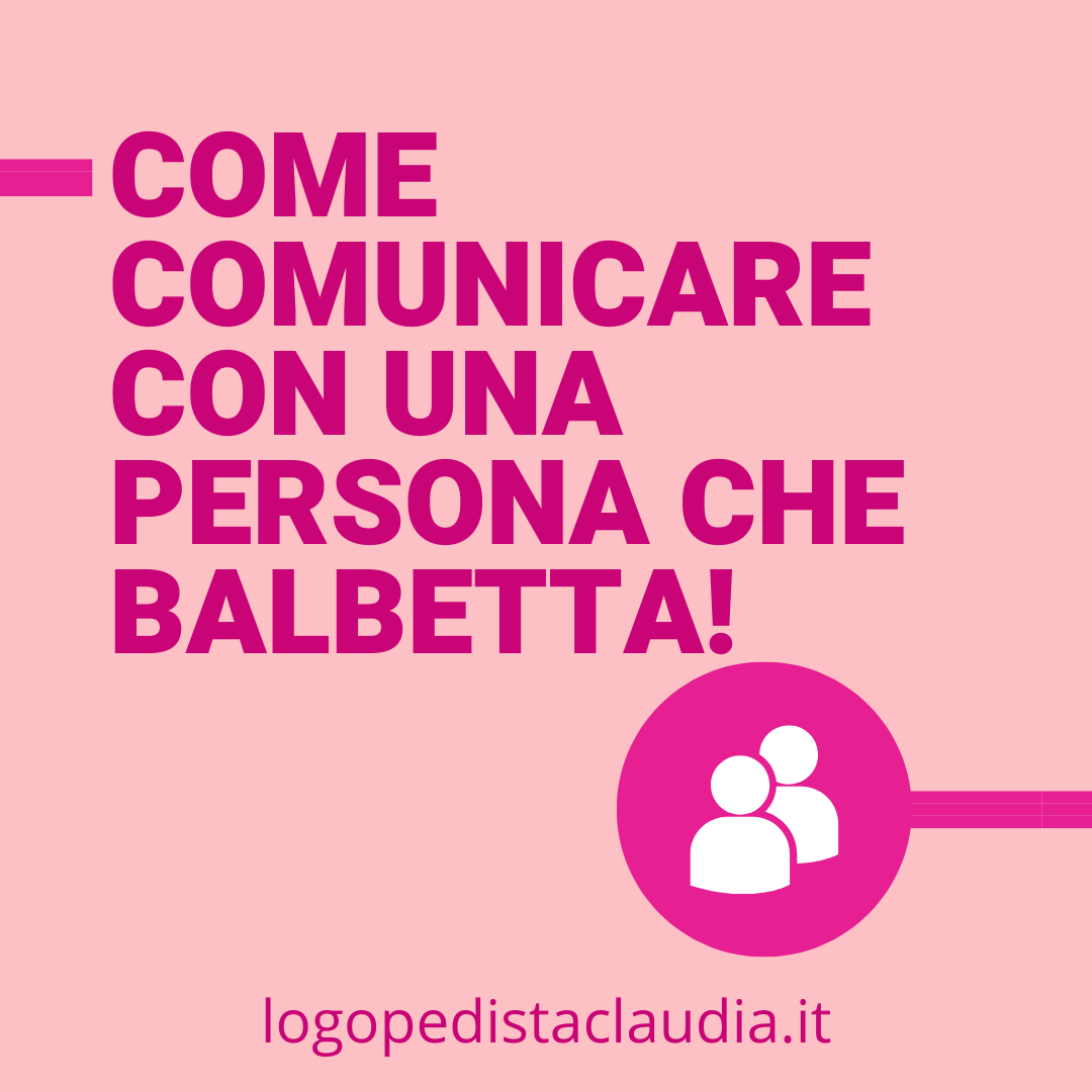 Comunicare con una persona che balbetta